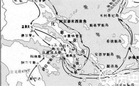 萨拉米湾海战双方实力对比：波斯军队是希腊的三倍